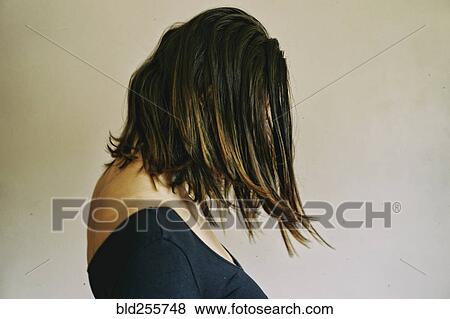 Close up of hair of mixed race woman View Large Photo Image Stock Photo - Close up of hair of mixed race woman. Fotosearch