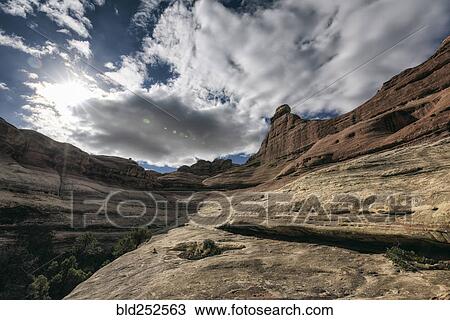 "Clouds over canyonlands in Moab, Utah, United States" View Large Photo Image Stock Image - "Clouds over canyonlands in Moab, Utah, United States". Fotosearch