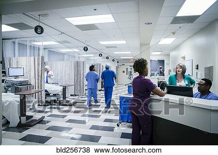 Stock Photo - Doctors and nurses in hospital. Fotosearch