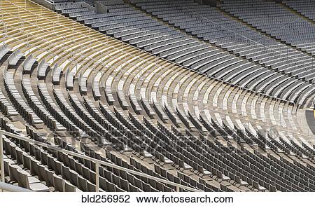 Empty chairs in stadium View Large Photo Image Stock Image - Empty chairs in stadium. Fotosearch
