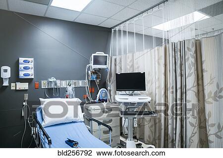 Empty hospital bed View Large Photo Image Stock Image - Empty hospital bed. Fotosearch