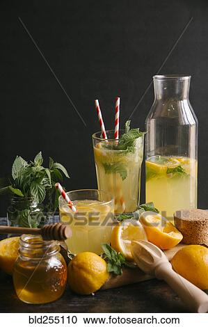 Stock Image - Fresh lemonade. Fotosearch
