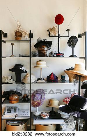 Hats in retail store View Large Photo Image Stock Image - Hats in retail store. Fotosearch