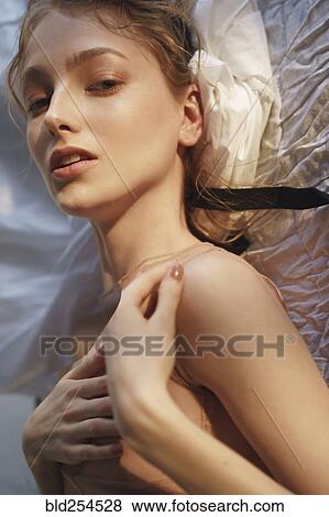 Portrait of sensual Caucasian woman View Large Photo Image Stock Photo - Portrait of sensual Caucasian woman. Fotosearch