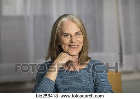 Portrait of smiling older Caucasian woman View Large Photo Image Stock Photo - Portrait of smiling older Caucasian woman. Fotosearch