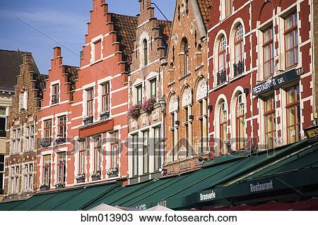 Quaint buildings and awnings View Large Photo Image Stock Image - Quaint buildings and awnings. Fotosearch