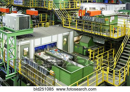 Recycling factory View Large Photo Image Stock Photography - Recycling factory. Fotosearch