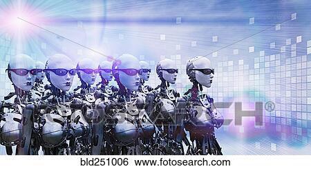Robot women wearing sunglasses View Large Photo Image Stock Photograph - Robot women wearing sunglasses. Fotosearch