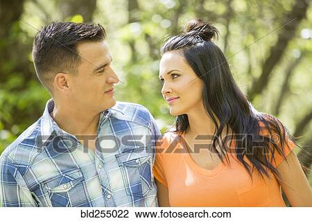 Romantic couple in the woods View Large Photo Image Stock Image - Romantic couple in the woods. Fotosearch
