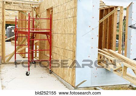 Scaffolding at construction site View Large Photo Image Stock Photography - Scaffolding at construction site. Fotosearch