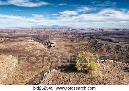 Stock Photography - "Scenic view of canyonlands in Moab, Utah, United States". Fotosearch