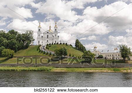 Scenic view of castle on hill near river View Large Photo Image Stock Image - Scenic view of castle on hill near river. Fotosearch
