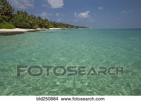 Scenic view of ocean beach View Large Photo Image Picture - Scenic view of ocean beach. Fotosearch