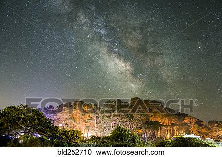 Starry night sky above mountains View Large Photo Image Stock Image - Starry night sky above mountains. Fotosearch