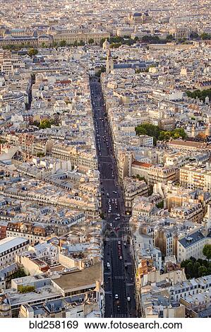 Street in Cityscape of Paris, France View Large Photo Image Stock Photo - Street in Cityscape of Paris, France. Fotosearch