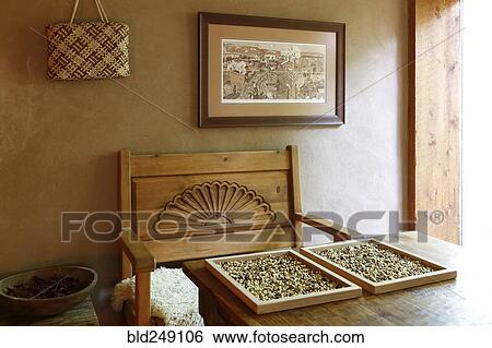 Stock Photograph - Traditional indigenous dining room. Fotosearch