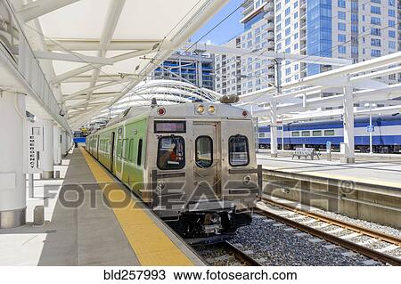 Train waiting at train station View Large Photo Image Stock Image - Train waiting at train station. Fotosearch