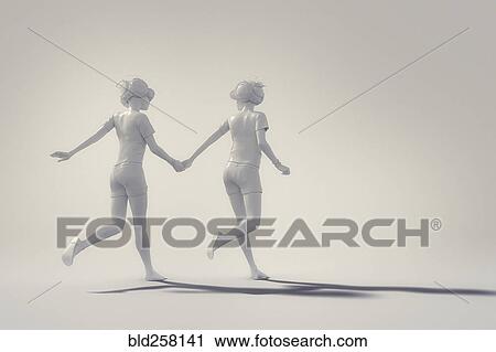 White people holding hands and running wearing virtual reality goggles View Large Photo Image Stock Image - White people holding hands and running wearing virtual reality goggles. Fotosearch
