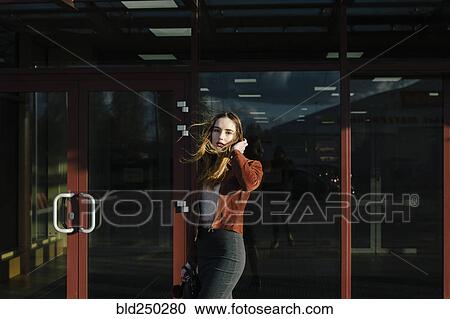 Wind blowing hair of Caucasian woman View Large Photo Image Stock Image - Wind blowing hair of Caucasian woman. Fotosearch