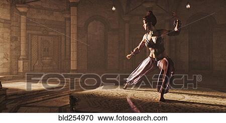 Woman dancing in exotic clothing View Large Photo Image Stock Image - Woman dancing in exotic clothing. Fotosearch