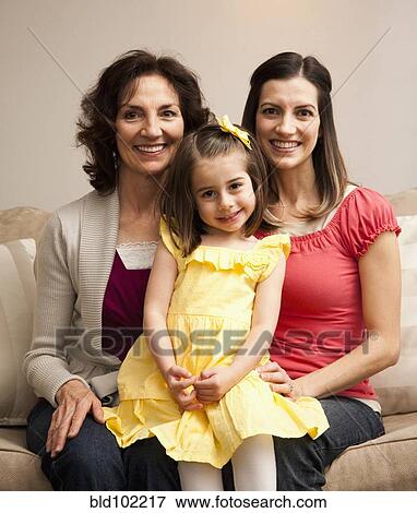 Caucasian mother, daughter and grandmother View Large Photo Image Stock Photo - Caucasian mother, daughter and grandmother. Fotosearch