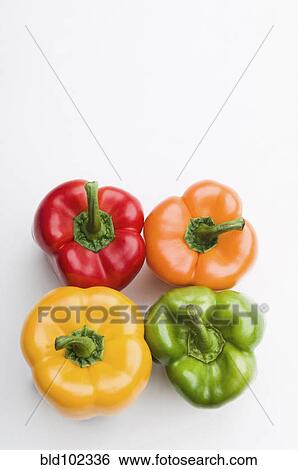 Stock Photograph - Colorful bell peppers. Fotosearch
