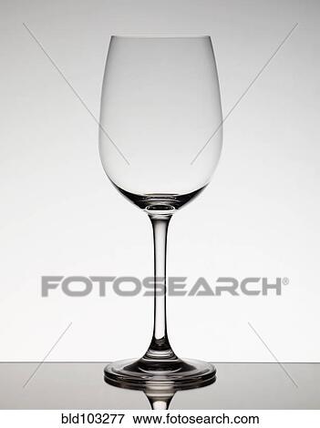Stock Photo - Empty wine glass. Fotosearch