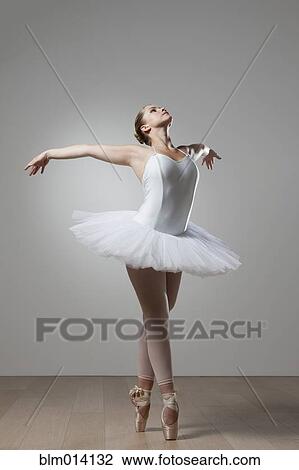 Stock Image - Graceful ballet dancer in tutu. Fotosearch