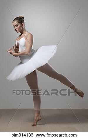 Graceful ballet dancer in tutu View Large Photo Image Stock Image - Graceful ballet dancer in tutu. Fotosearch