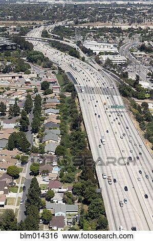 Stock Photograph - Los Angeles highway. Fotosearch
