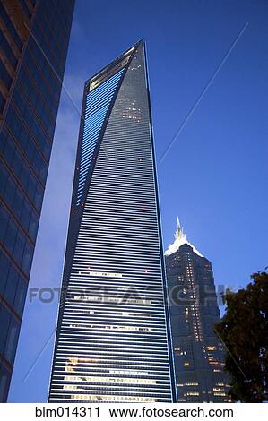 Stock Image - Modern highrise against sky. Fotosearch