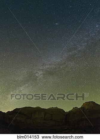 Stock Image - Stars of the Milky Way in the night sky. Fotosearch