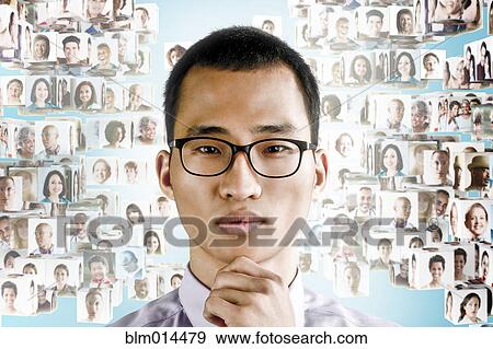 Images of business people behind Korean businessman View Large Photo Image Stock Photo - Images of business people behind Korean businessman. Fotosearch