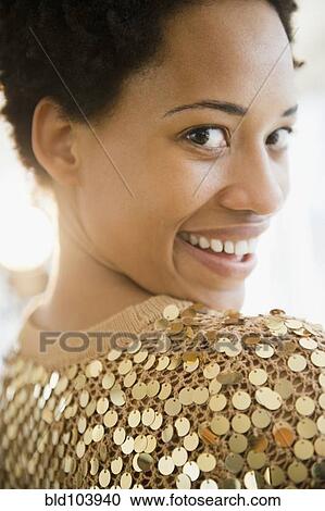 Glamorous African American woman View Large Photo Image Stock Image - Glamorous African American woman. Fotosearch