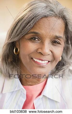 Smiling African American woman View Large Photo Image Stock Photo - Smiling African American woman. Fotosearch