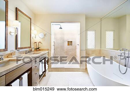 Elegant bathroom View Large Photo Image Stock Photo - Elegant bathroom. Fotosearch