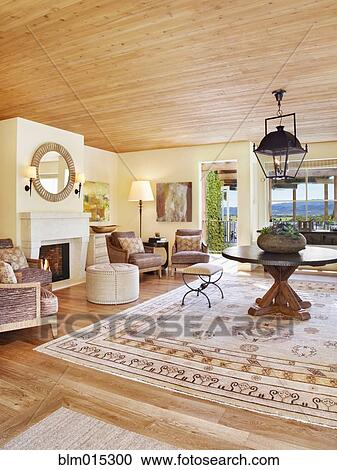Stock Image - Elegant hotel lobby. Fotosearch
