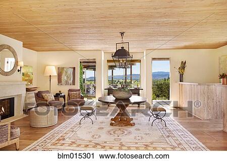 Stock Image - Elegant hotel lobby. Fotosearch