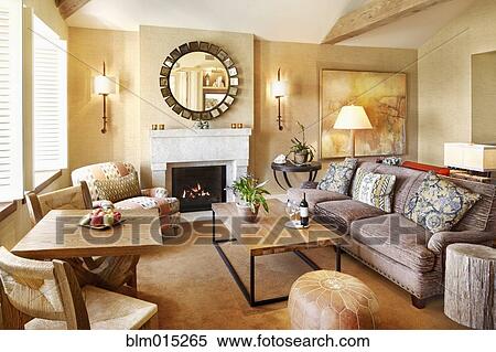 Stock Photography - Elegant living room. Fotosearch