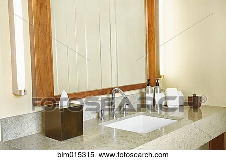 Stock Photography - Elegant sink in bathroom. Fotosearch