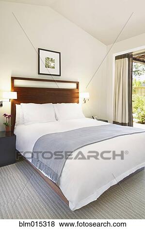 Stock Photo - Interior of elegant bedroom. Fotosearch