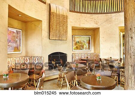 Stock Photography - Interior of empty restaurant. Fotosearch