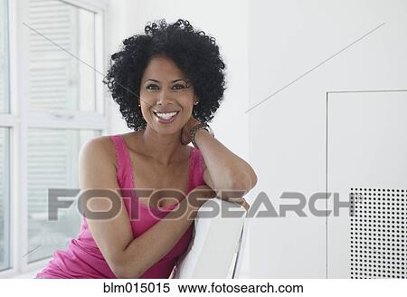 Smiling Black woman View Large Photo Image Stock Photography - Smiling Black woman. Fotosearch