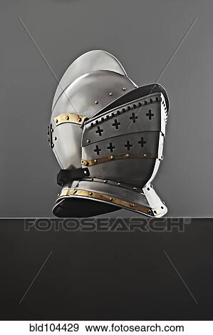 Old-fashioned knight's helmet View Large Photo Image Stock Photo - Old-fashioned knight's helmet. Fotosearch