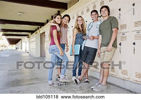 School friends hanging out in portico View Large Photo Image Stock Photo - School friends hanging out in portico. Fotosearch
