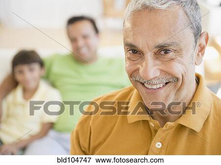Stock Photo - Smiling Hispanic man. Fotosearch