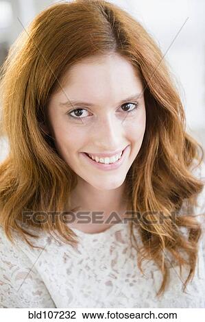 Smiling Caucasian woman View Large Photo Image Stock Image - Smiling Caucasian woman. Fotosearch