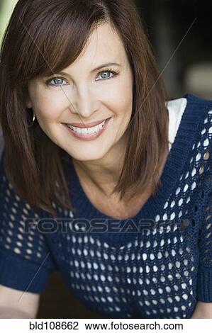 Smiling Caucasian woman View Large Photo Image Stock Image - Smiling Caucasian woman. Fotosearch