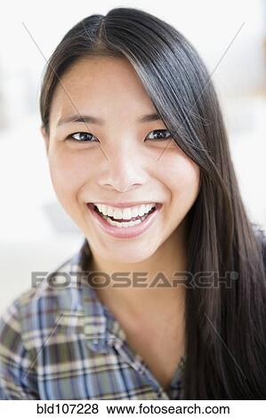 Stock Photo - Smiling Chinese woman. Fotosearch