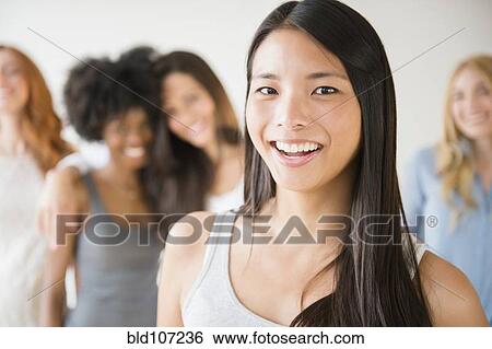 Smiling Chinese woman View Large Photo Image Stock Photograph - Smiling Chinese woman. Fotosearch